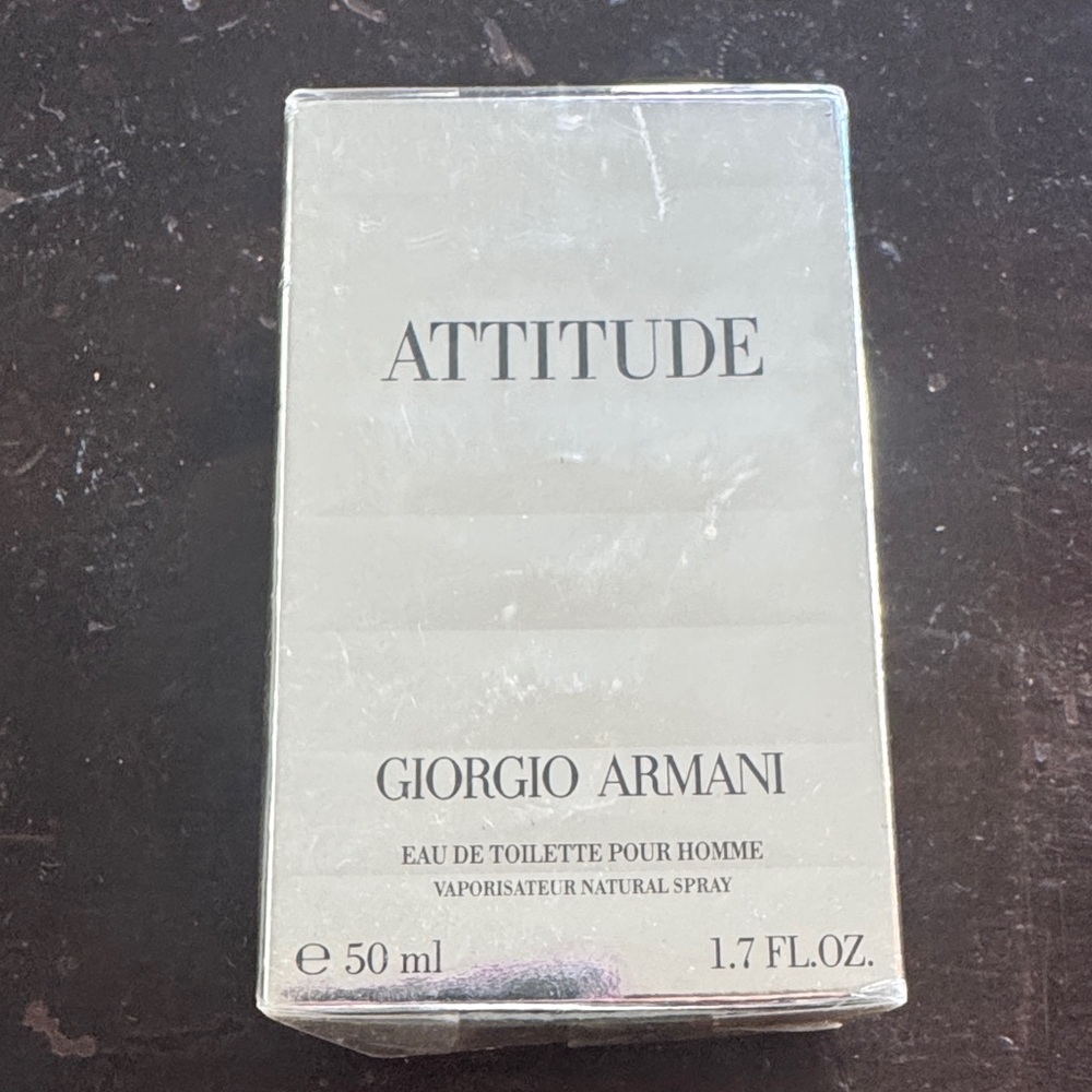 Giorgio Armani Attitude Eau de Toilette 50ml - Silver and Black
